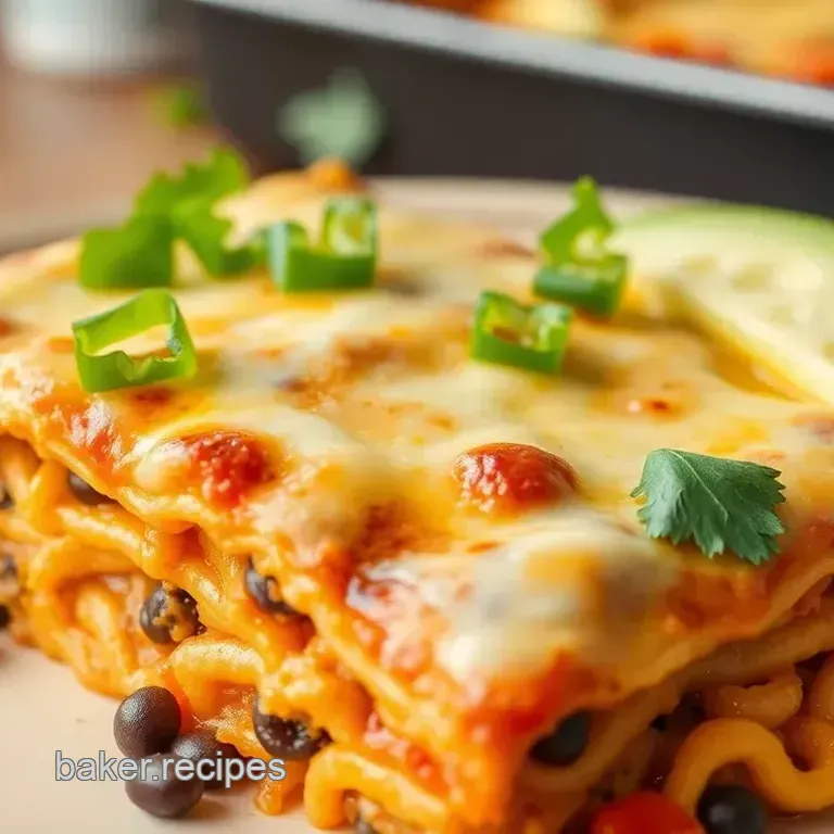 Easy Baked Taco Lasagna (No Browning Ground Beef)