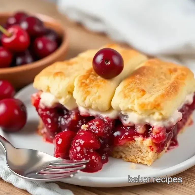 Classic Cherry Cobbler with Sweet Biscuit Topping