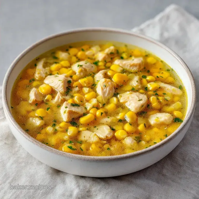 Easy Chicken and Corn Soup: Velvety and Hearty