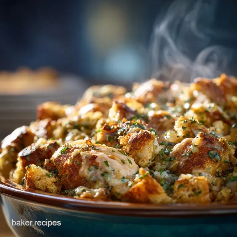 Chicken and Stuffing Casserole: the Ultimate Creamy Sunday Supper Bake presentation