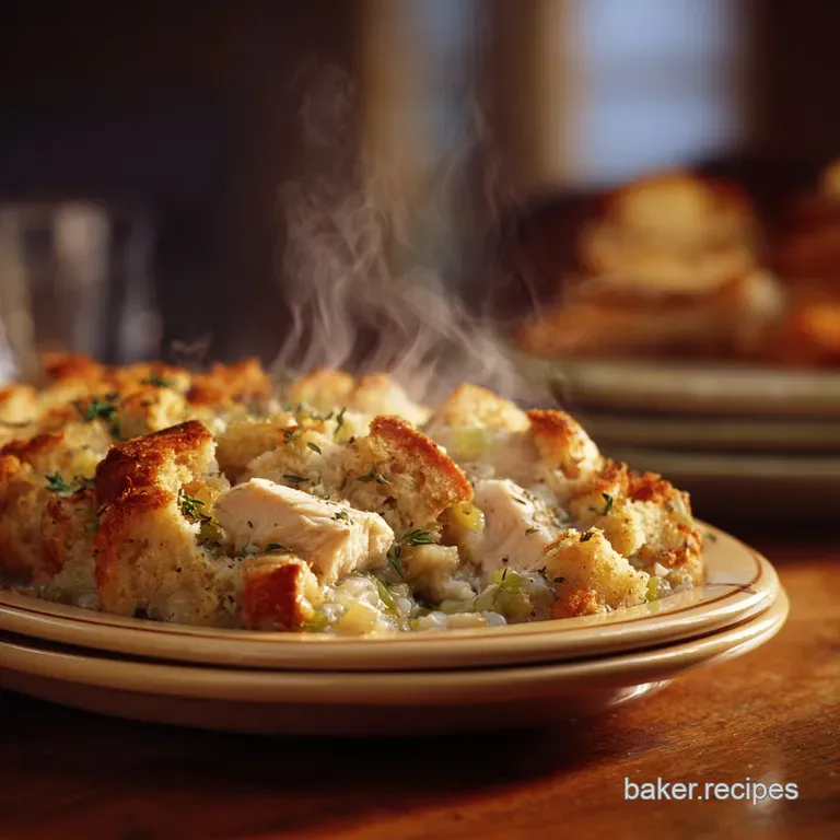 Chicken Stuffing Casserole The Ultimate Creamy Crispy Stove Top Bake