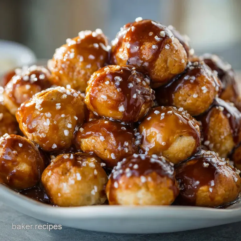 Easy Christmas Treats: No-Bake Salted Caramel Pretzel Bites presentation