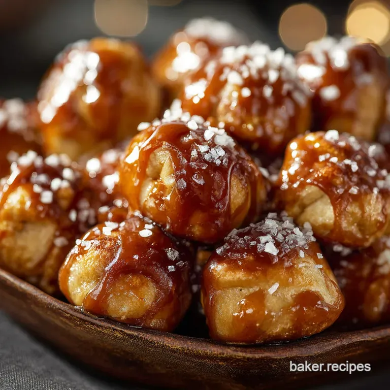 Easy Christmas Treats: No-Bake Salted Caramel Pretzel Bites