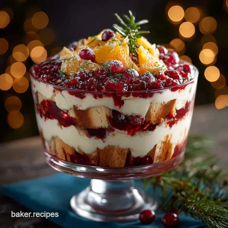 Easy Christmas Desserts: the Ultimate Speedy Trifle for a Crowd presentation