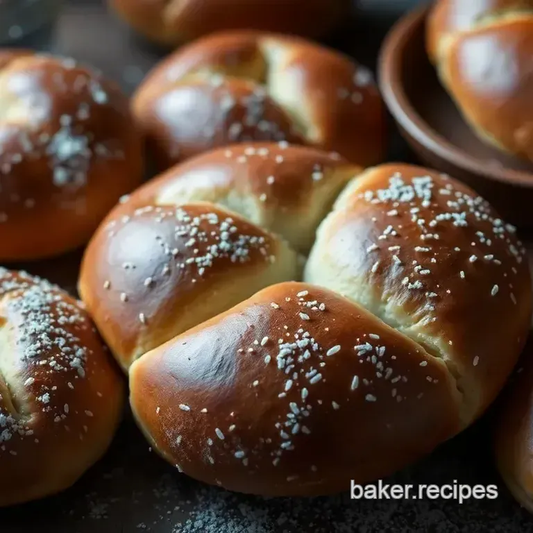 Easy Homemade Pretzel Rolls