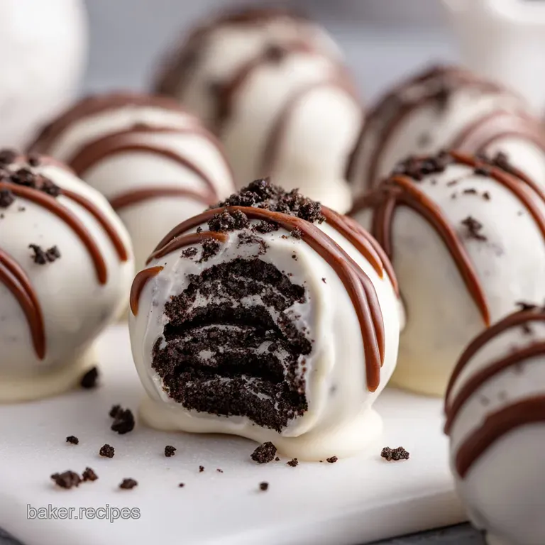 Oreo Balls: the Ultimate No-Bake Truffles presentation