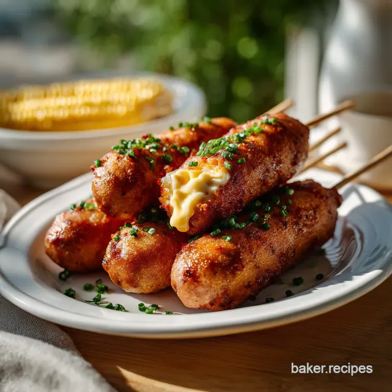 Easy Korean Corn Dogs Recipe with Panko Crunch