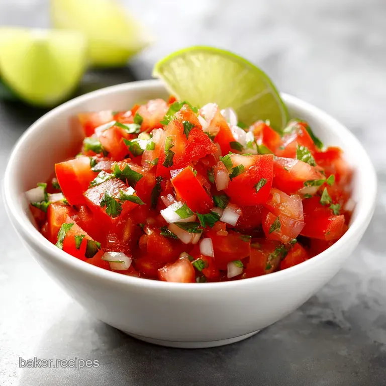 Authentic Pico de Gallo Recipe