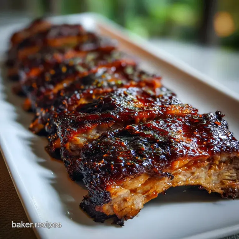 Easy Ribs on the Grill with Smoky Bark