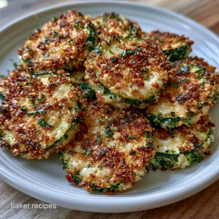 Easy Roasted Zucchini Parmesan with Panko