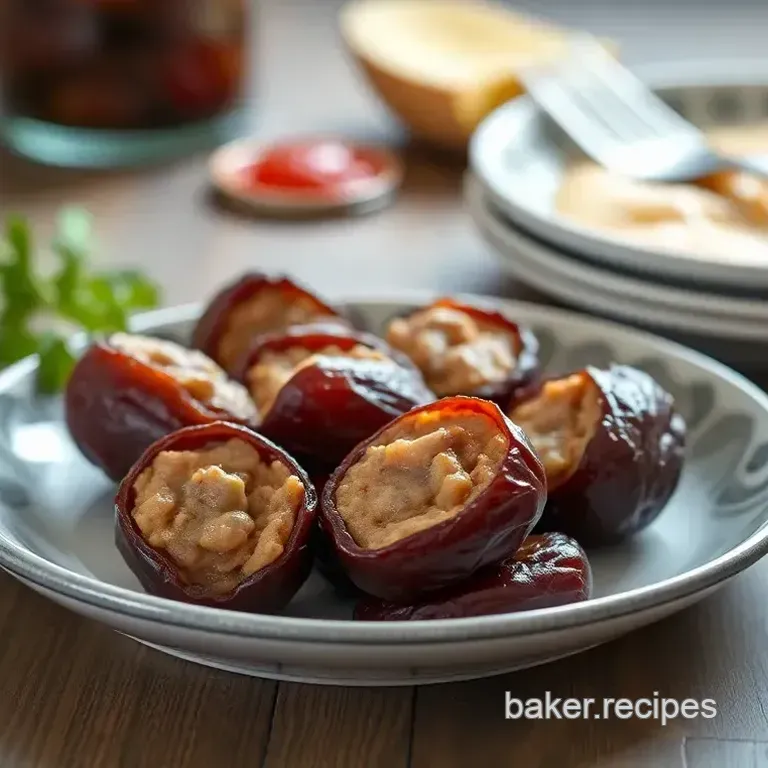 Bake Sausage Stuffed Dates