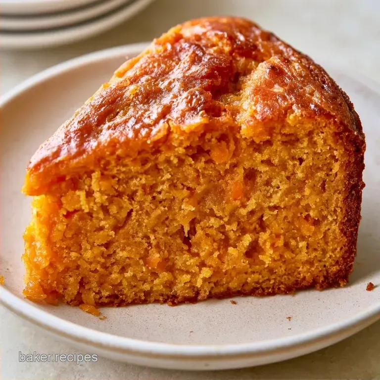 Easy Sweet Potato Cake with Coconut Oil