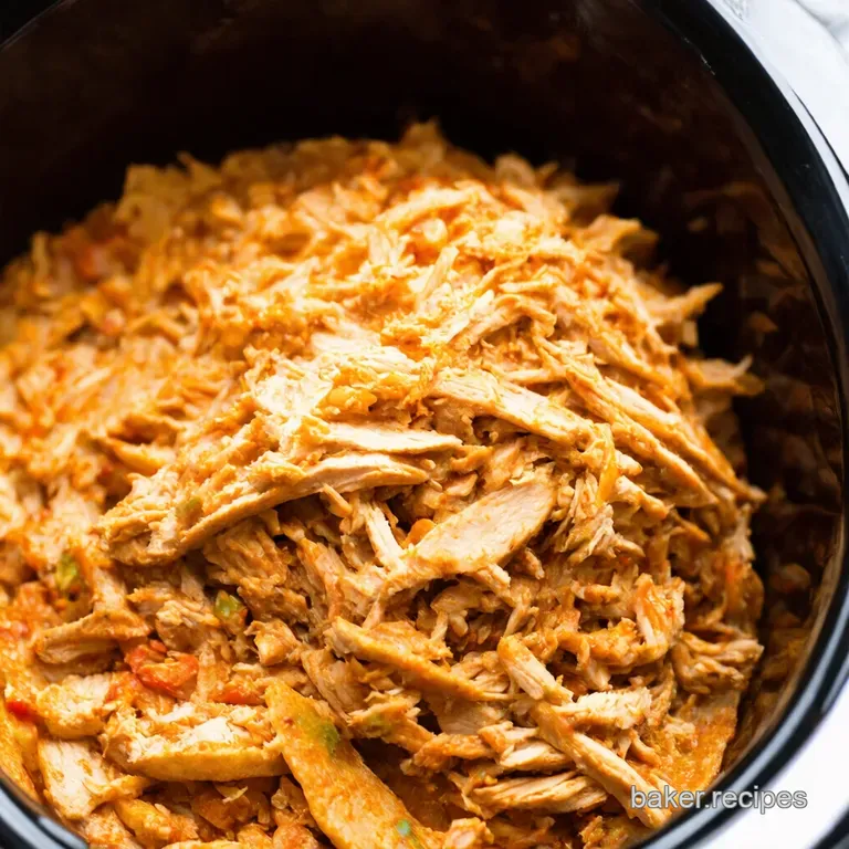 Effortless Allpurpose Crock Pot Shredded Chicken presentation