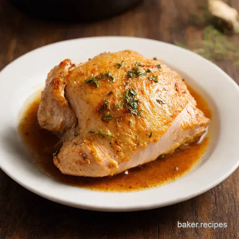 Effortless Herb-Infused Crockpot Chicken Breast