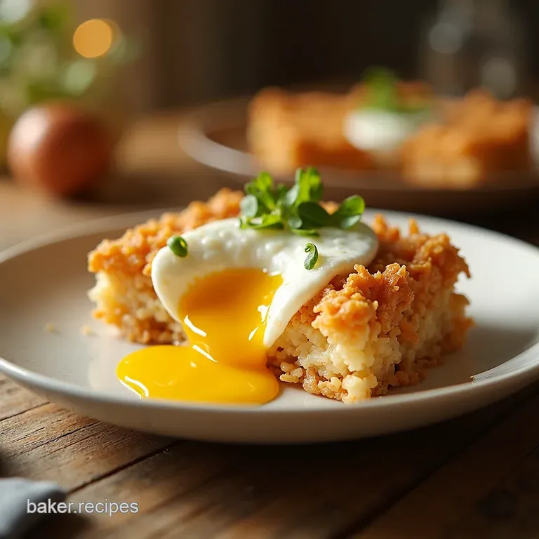 Eggcellent Leftover Rice Crispy Savory Delight presentation