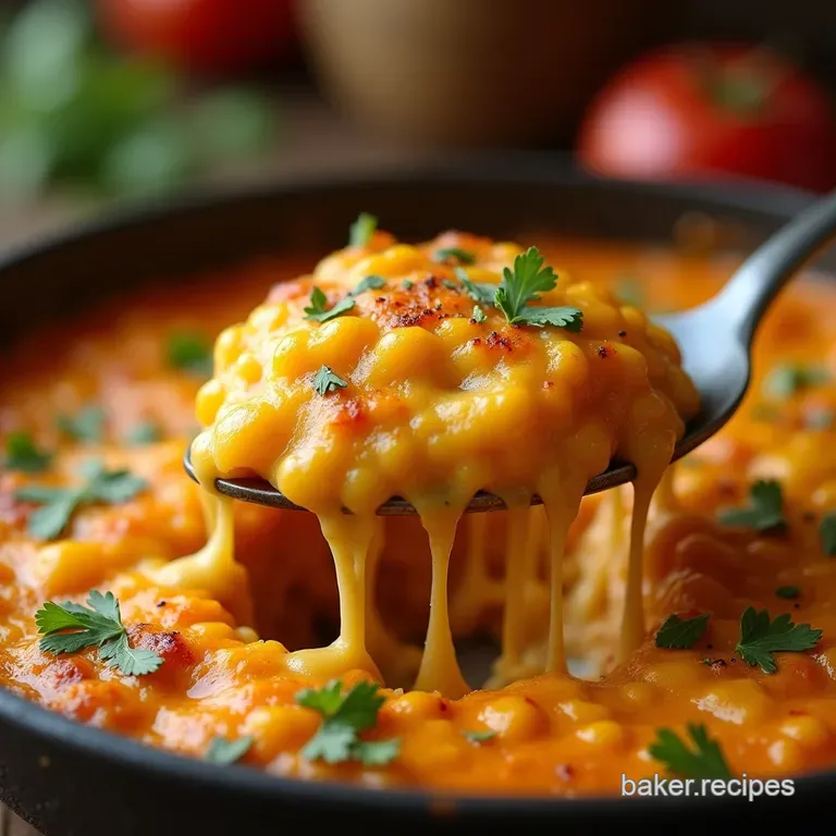 Elotestyle Mexican Spoon Bread Bake Creamy Cheesy and Smoked Paprika Goodness presentation