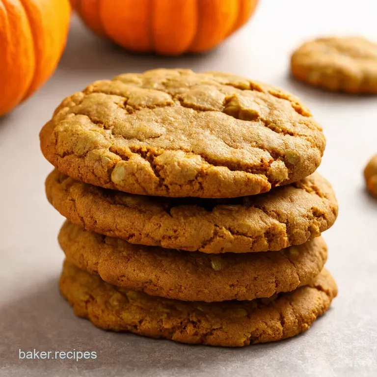 FallTastic Chewy Pumpkin Oatmeal Chocolate Chip Cookies
