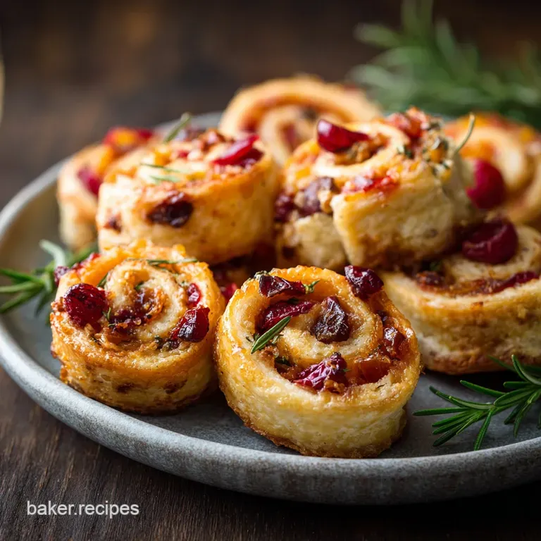 Christmas Snacks: Festive Cranberry Orange Pinwheels Ready in 65 Mins presentation