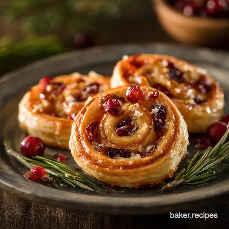 Christmas Snacks: Festive Cranberry Orange Pinwheels Ready in 65 Mins