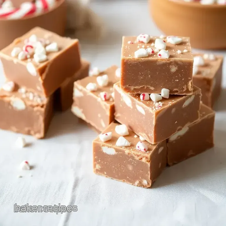 Peppermint Fudge Delight: A Festive Treat Ready in 2 Hours presentation