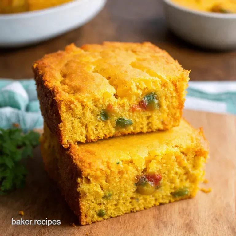 Fiesta Cornbread a Spicy Southwest Delight presentation