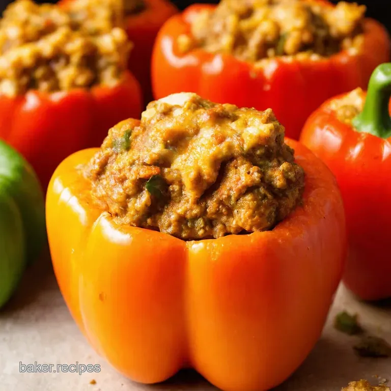 Fiesta Stuffed Peppers a Taste of Mexico presentation