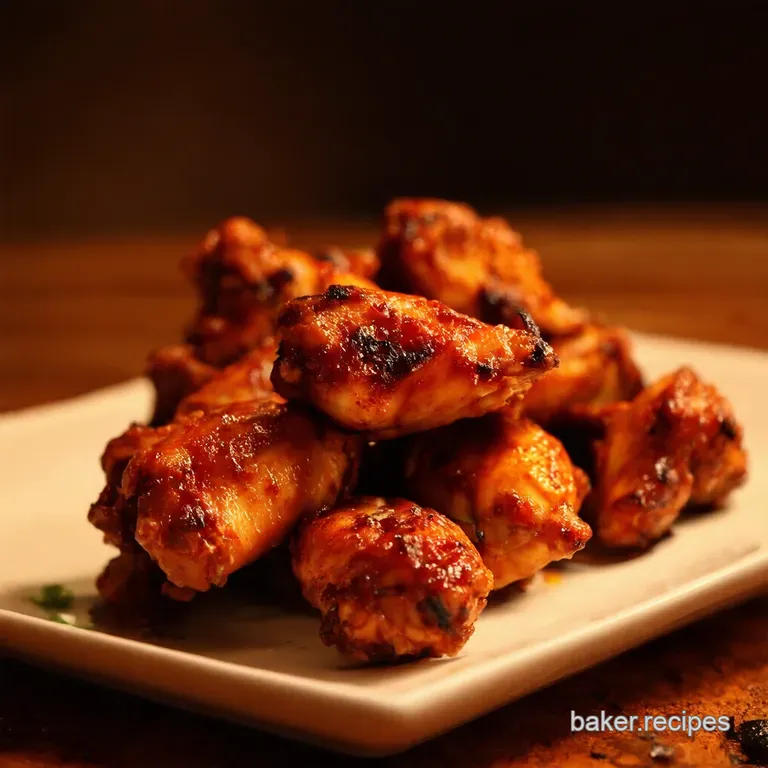 Fingerlickin Good Grilled Chicken Wings presentation
