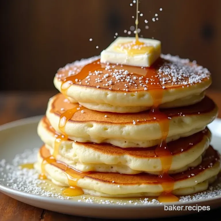 Cloud Nine Pancakes the Fluffiest Americanstyle Breakfast Stack presentation