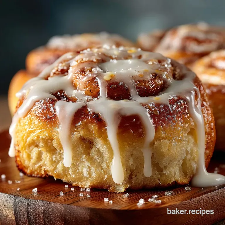 The Ultimate Fluffy Cinnamon Swirl Buns with Tangy Cream Cheese Glaze
