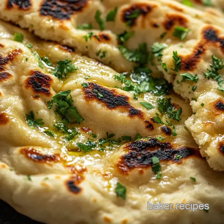 Fluffy Homemade Naan: Restaurant-Quality at Home presentation