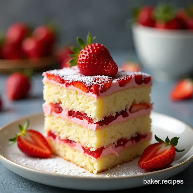 The Ultimate Fresh Strawberry Layer Cake A Taste of Summer