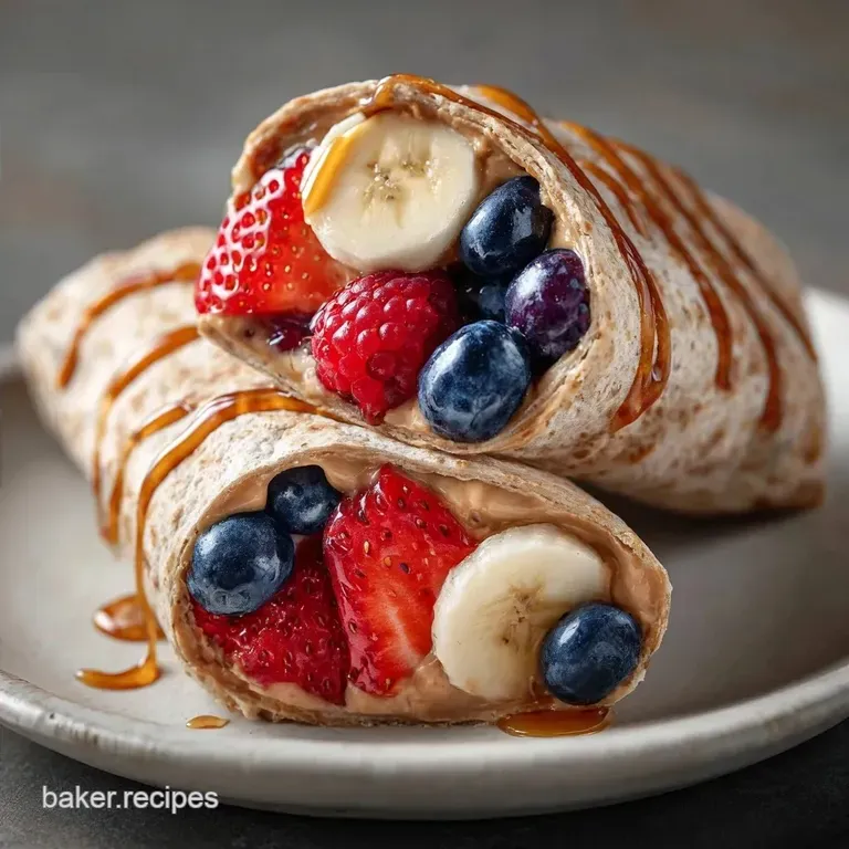 Fruit Nut Butter Wraps: Healthy and Fresh