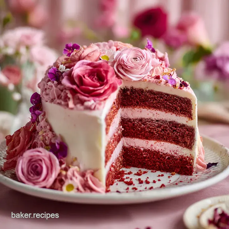 Galentines Day Cake With Tangy Finish