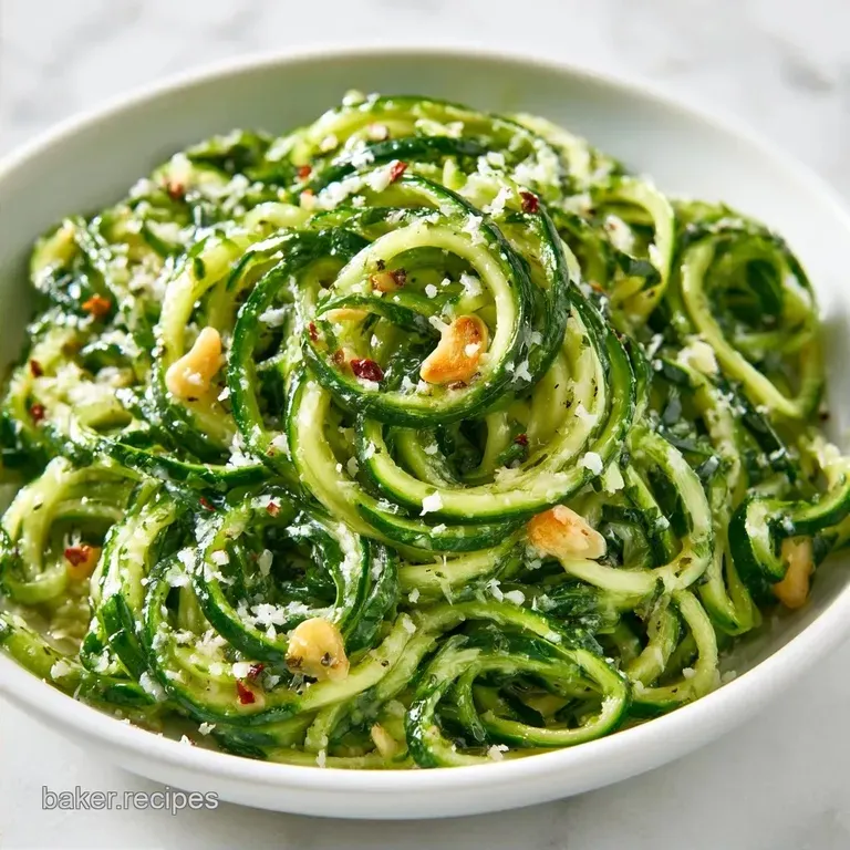 Buttery Garlic Parmesan Zucchini Noodles