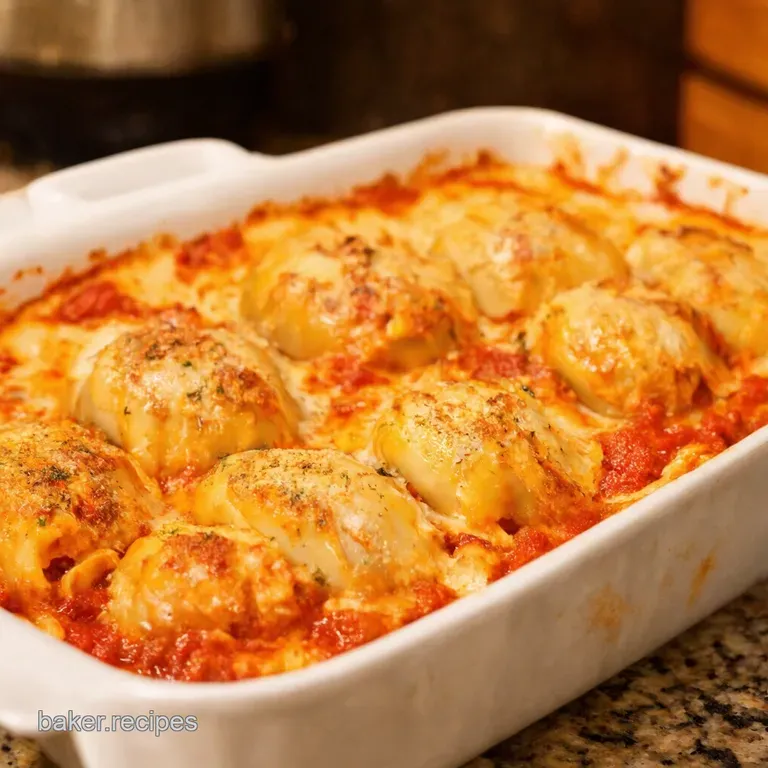 Giant Stuffed Shells Florentine a Comfort Food Classic presentation