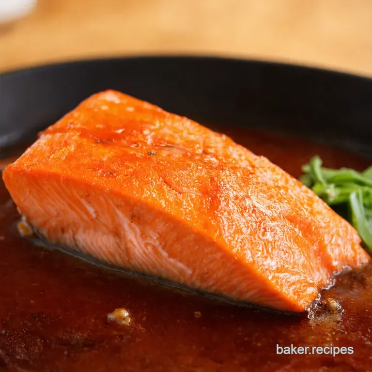 Glazed Teriyaki Salmon Restaurantquality at Home presentation