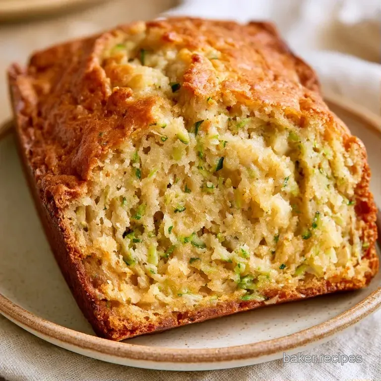 A thick slice of moist golden loaf topped with melting butter and a sprinkle of cinnamon on a minimalist white plate.