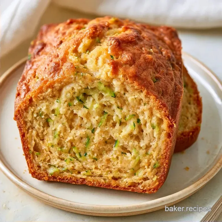 Golden GlutenFree Zucchini Banana Bread