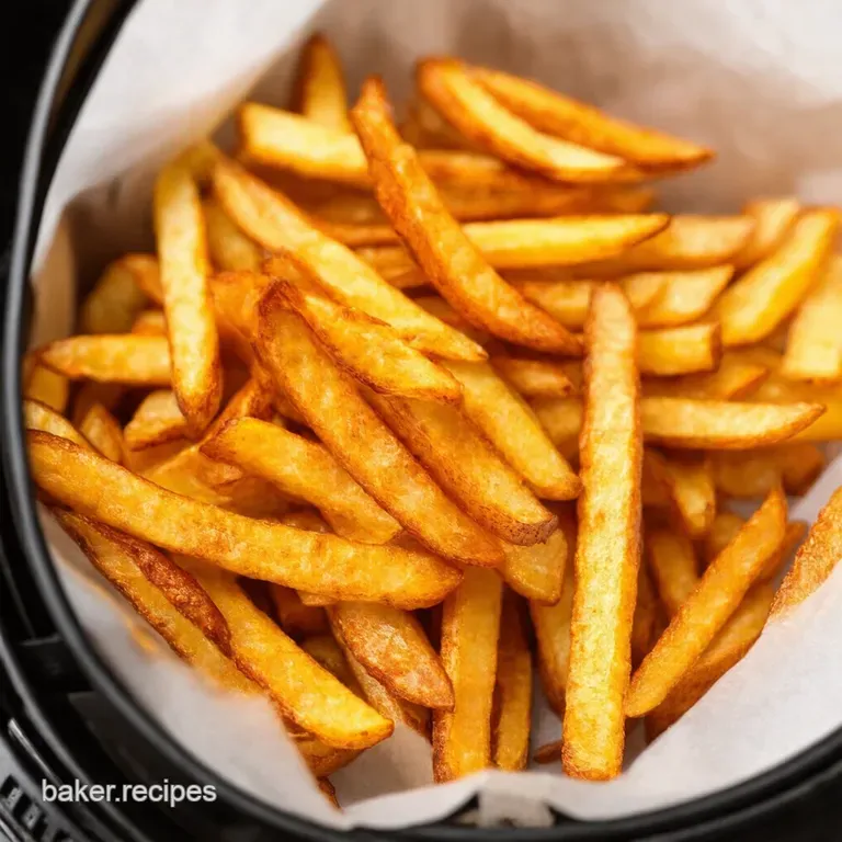 Golden Air Fryer French Fries Crikey Theyre Good presentation