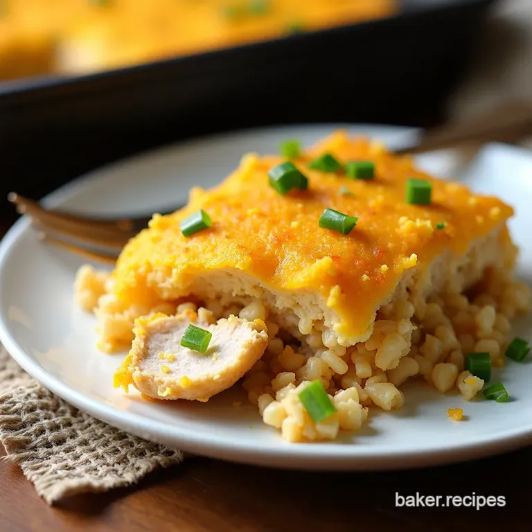 The No Fuss Friday Chicken and Golden Hashbrown Casserole