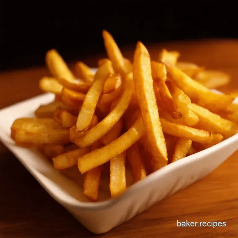 Golden Glory the Ultimate Homemade French Fries presentation