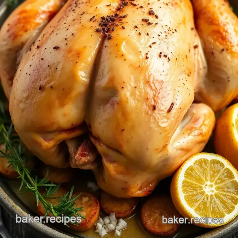 Golden Roasted Chicken: A Flavorful Transformation of 17.5 kg presentation