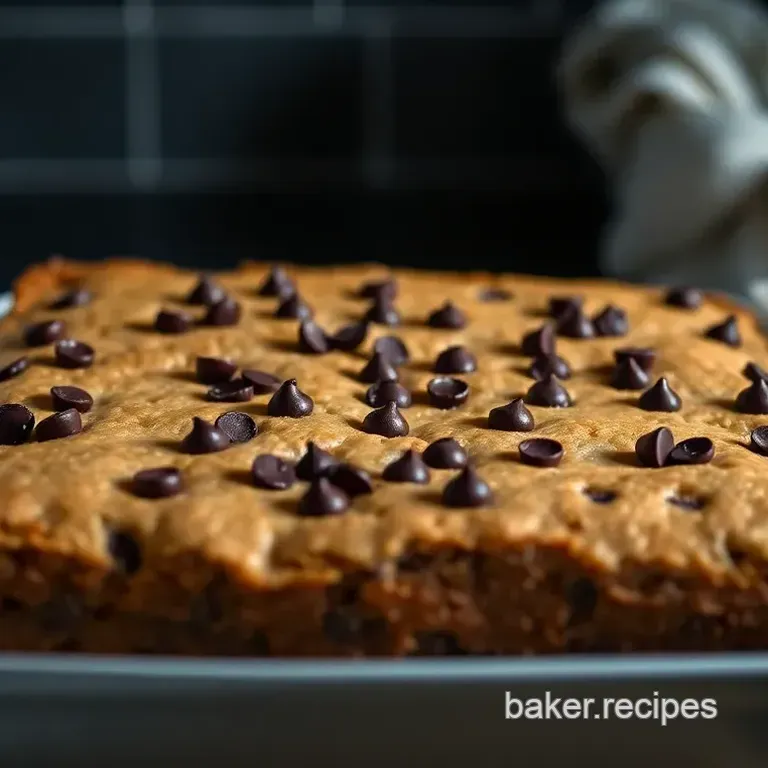Gooey Chocolate Chip Cookie Bars with Lily s Baking Chips