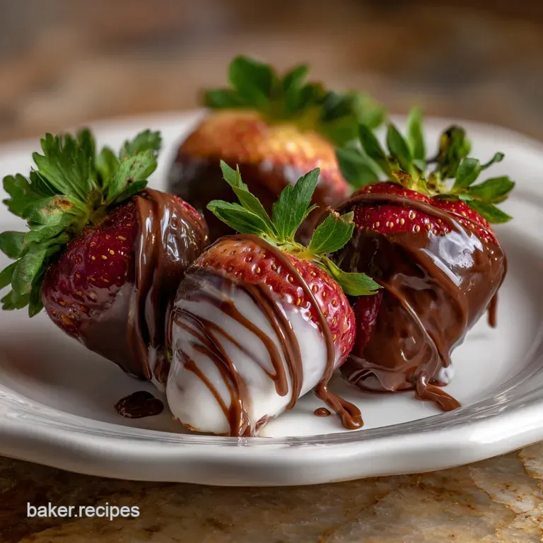 Chocolatedipped Strawberries: the Ultimate Quick Dessert presentation