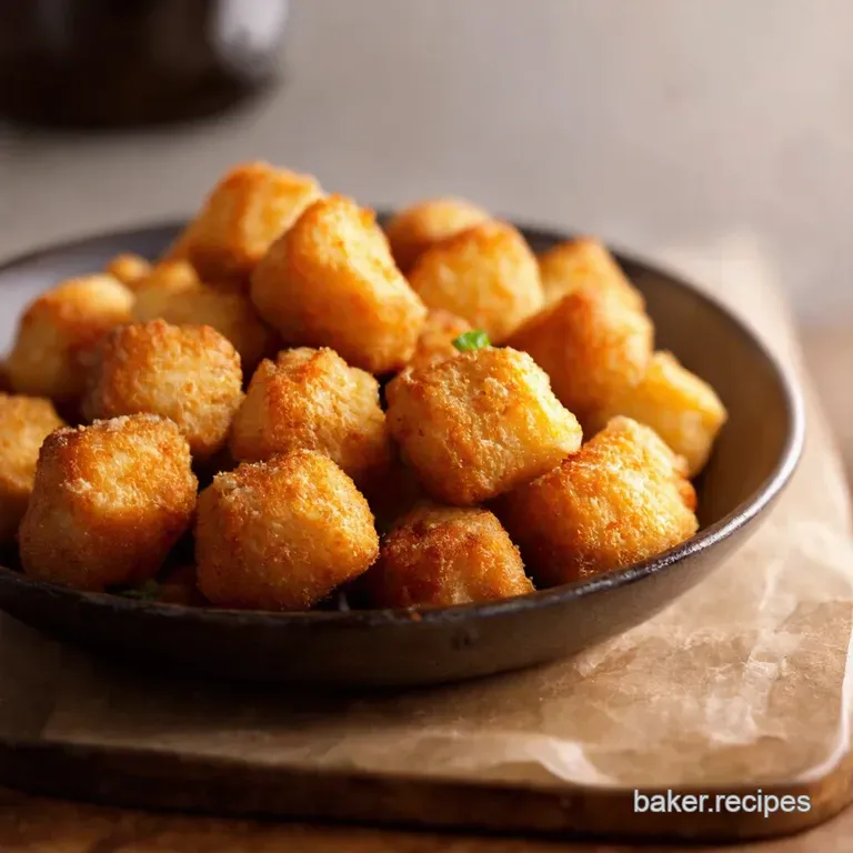 Gourmet Garlic Parmesan Tater Tots presentation