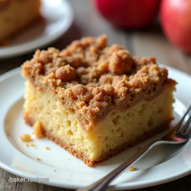 Grandma Smiths Spiced Apple Crumb Cake