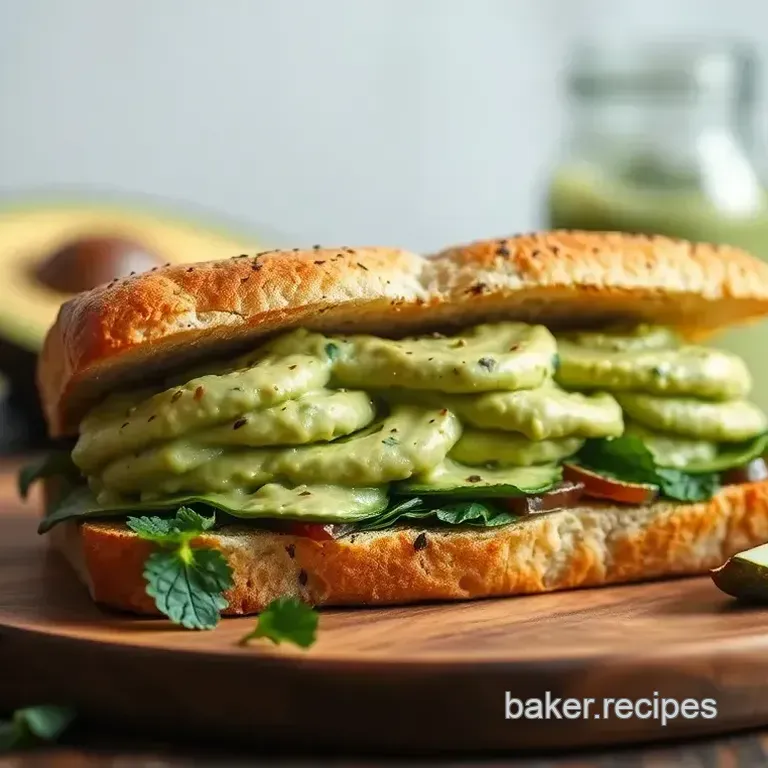Creamy Avocado Green Goddess Sandwich