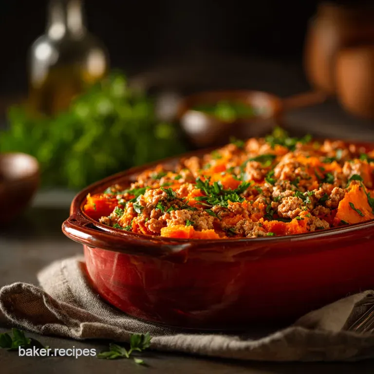 Healthy Ground Turkey Sweet Potato Casserole: The Lean Luscious Bake