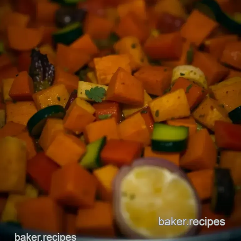 Hearty Herb-Roasted Vegetable Medley presentation