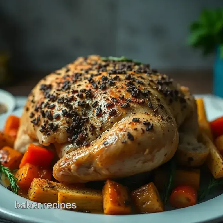Herb-Crusted Roast Chicken with Seasonal Vegetables